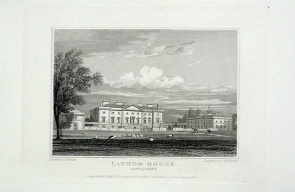 Lathom House in Lancashire, the Seat of Edward Bootle Wilbraham, Esq