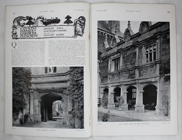 Dingley Hall, the Seat of Viscount Downe
