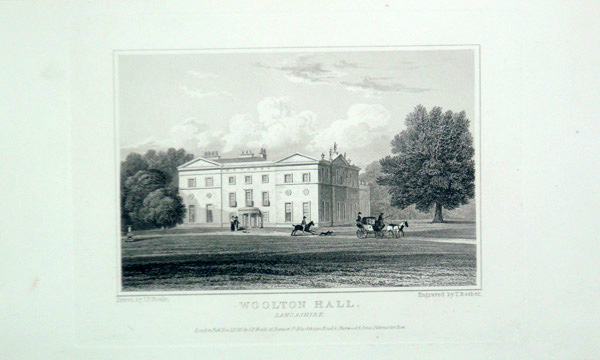 Woolton Hall in Lancashire, the Seat of Nicholas Ashton, Esq