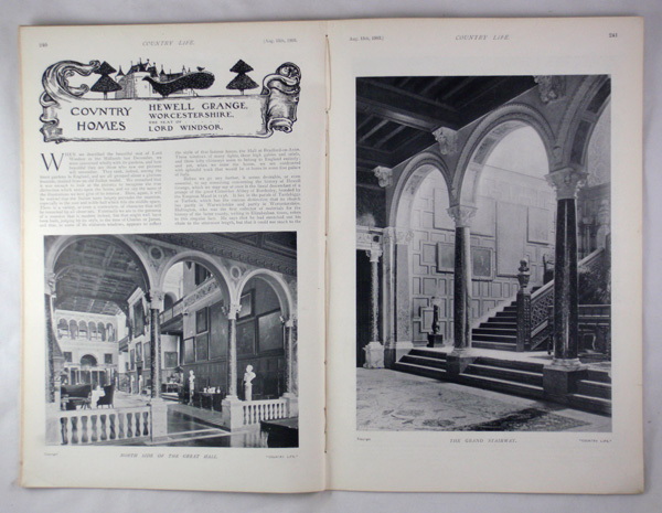 Hewell Grange , the Seat of Lord Windsor