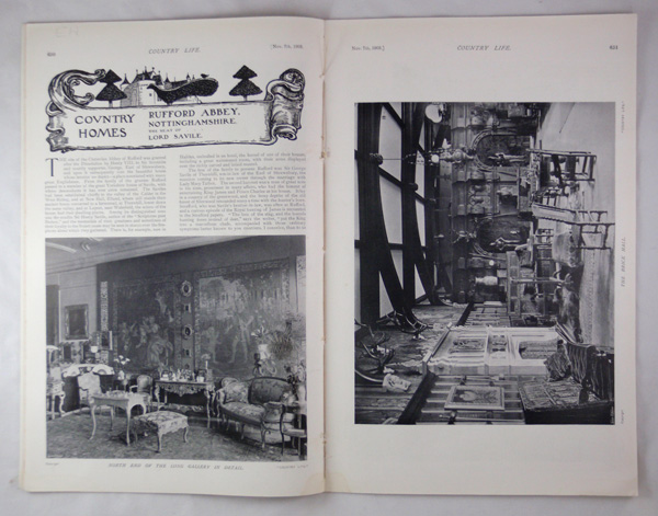 Rufford Abbey, the Seat of Lord Saville