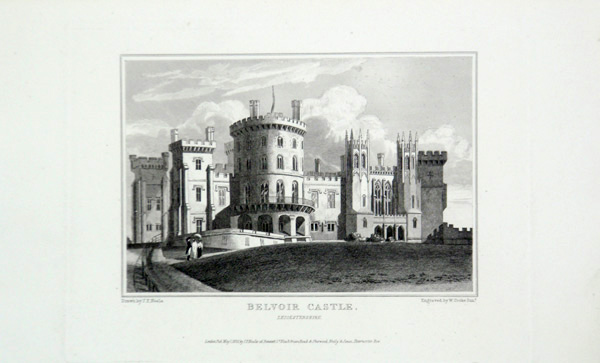 Belvoir Castle in Leicestershire, the Seat of the Duke of Rutland, KG