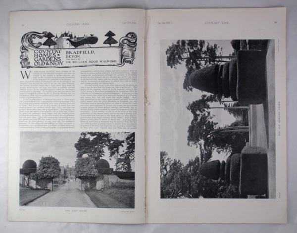 Bradfield House (Part 2), The Seat of Sir William Hood Walrond