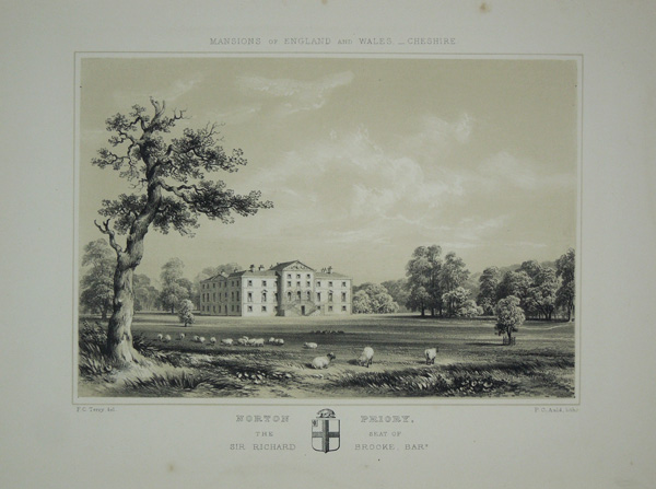 Norton Priory, the Seat of Sir Richard Brooke, Bart