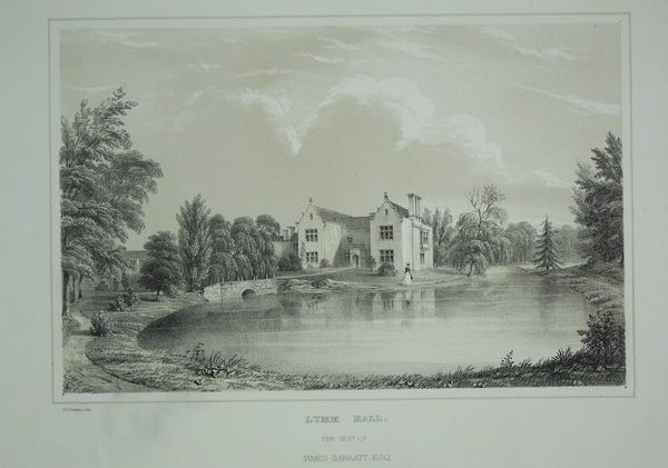 Lymm Hall, (Second View) the Seat of James Barratt, Esq