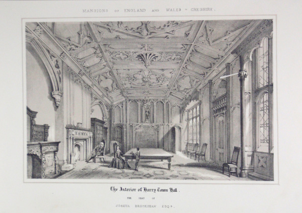Harry Town Hall (The Interior), the Seat of Joshua Bruckshaw, Esq
