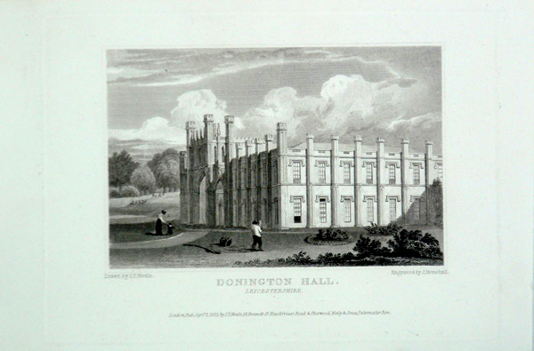 Donington Hall in Leicestershire, the Seat of the Marquess of Hastings