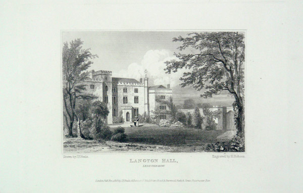 Langton Hall in Leicestershire, the Seat of Rev James Ord