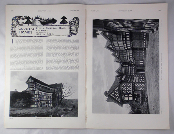 Little Moreton Hall, The Residence of Mrs A. Dale