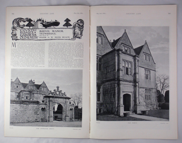 Keevil Manor, The Seat of Major A. W. Hicks Beach