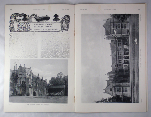 Syston Court, The Seat of Major F. B. N. Dickenson
