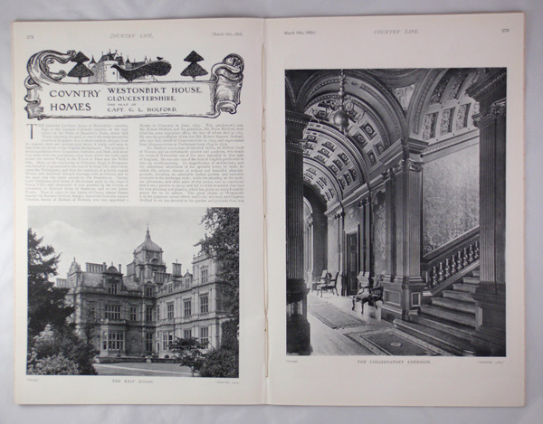 Westonbirt House (Part 1)