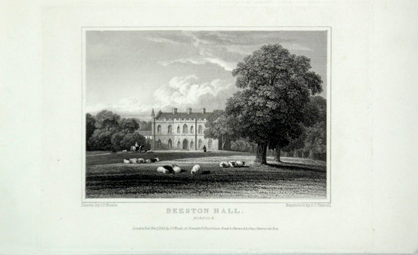 Beeston Hall in Norfolk, the Seat of Lady Preston