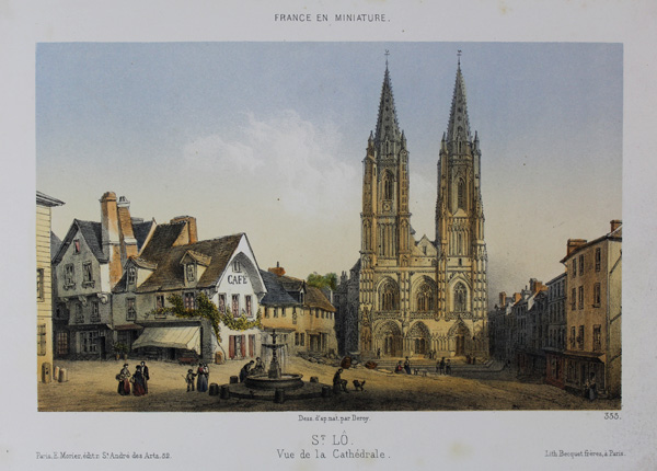 St Lo, Vue De La Cathedrale