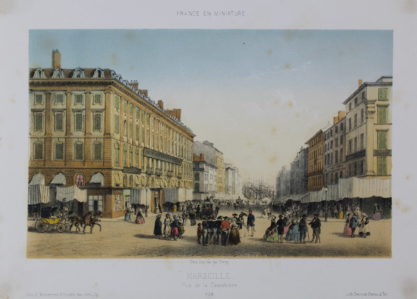 Marseille, Vue de la Cannebiere