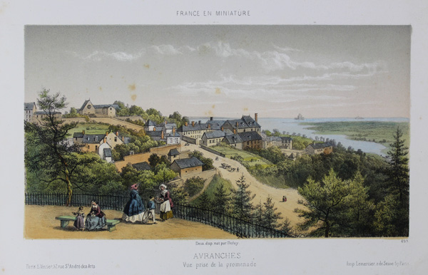 Avranches, Vue prise de la promenade