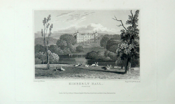 Kimberley Hall in Norfolk, the Seat of Lord Wodehouse