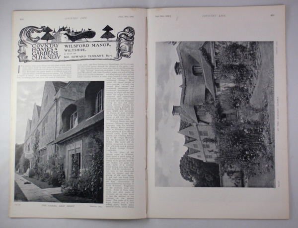 Wilsford Manor, A Seat of Sir Edward Tennant, Bart.