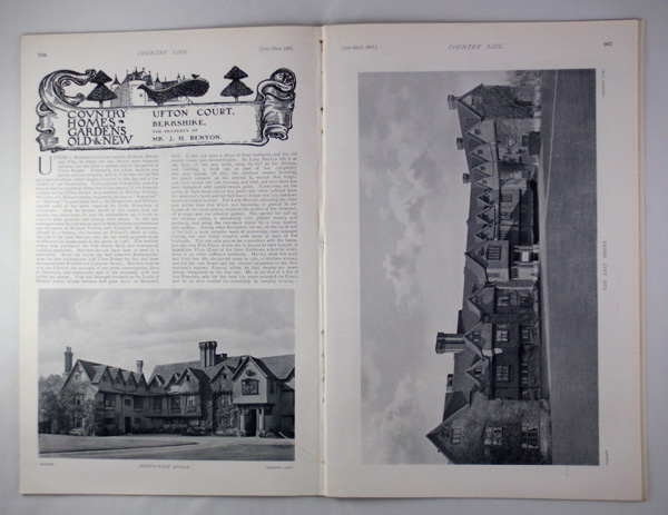 Ufton Court, The Property of Mr J. H. Benyon