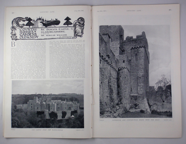 St Donats Castle (Part 1), the Seat of Mr Morgan Williams of Aberpergwn