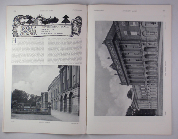 Heveningham Hall, the Seat of Lord Huntingfield