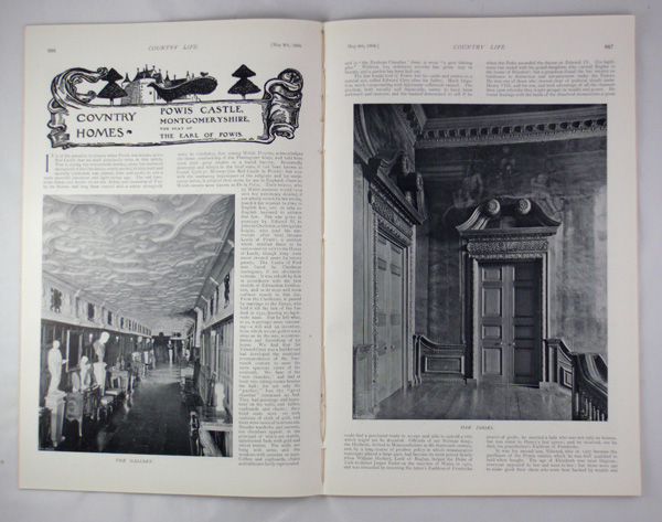 Powis Castle in Montgomeryshire, the Seat of the Earl of Powis