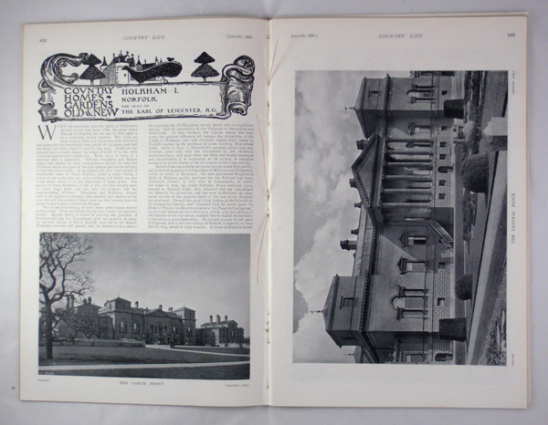 Holkham Hall (Part 1), The Seat of the Earl of Leicester