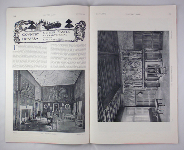 Gwydir Castle, Carnarvonshire, the Seat of Earl Carrington