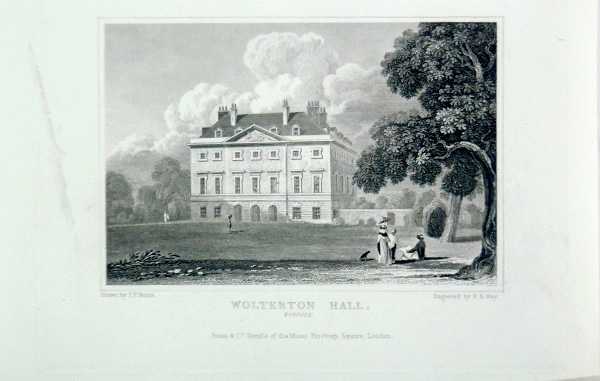 Wolterton Hall in Norfolk, the Seat of Earl of Orford