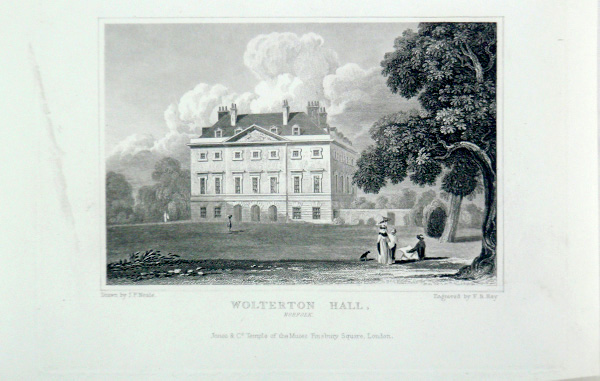 Wolterton Hall in Norfolk, the Seat of Earl of Orford