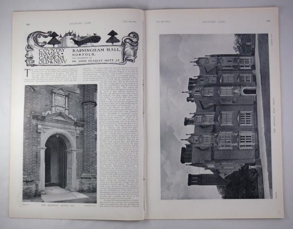 Barningham Hall, the Property of Mr John Stanley Mott, J.P