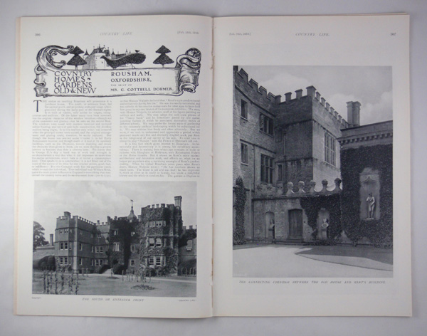 Rousham House, the Seat of Mr C Cottrell Dormer