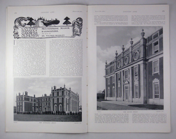 Moundsmere Manor, Basingstoke, The Seat of Mr Wilfred Buckley