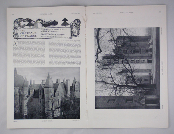 Montreuil-Bellay (Part 2), The Property of Baron Georges Charles Millin De Grandmaison