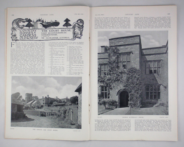 Court House, East Quantoxhead, The Seat of Mr A Luttrell