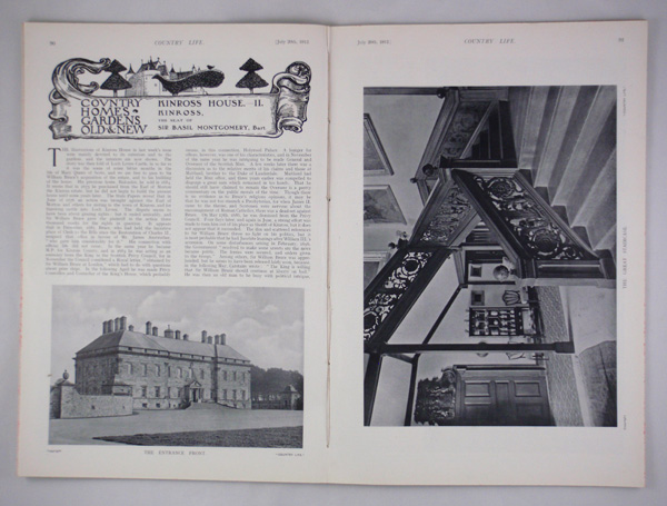Kinross House(Part 2) The Seat of Sir Basil Montgomery