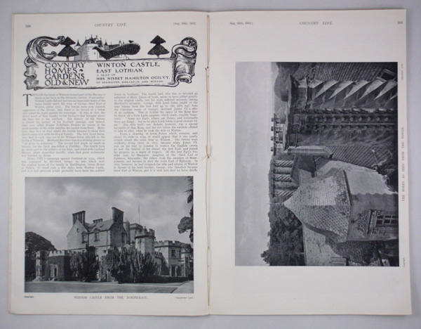 Winton Castle, The Seat of Mrs Nisbet Hamilton Ogilvy