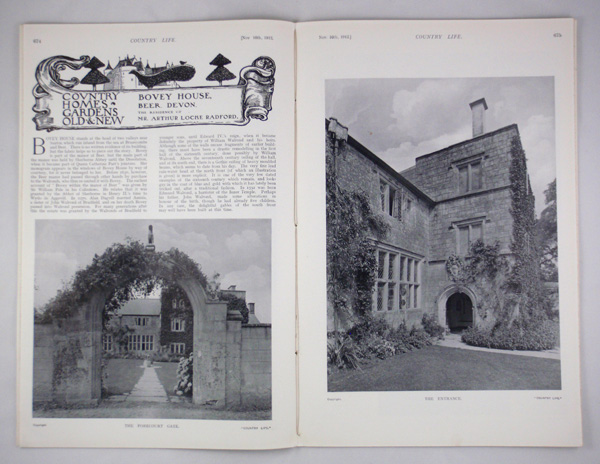 Bovey House, The Residence of Arthur Locke-Radford