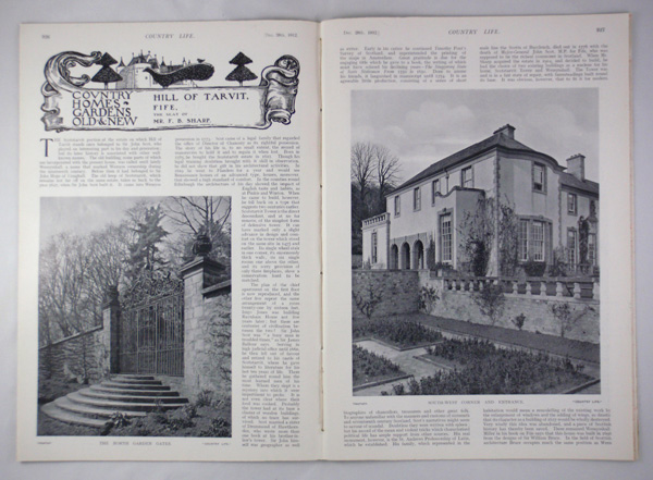 Hill of Tarvit, The Seat of Mr F B Sharp