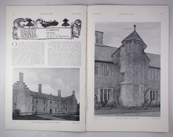 Cadhay, The Residence of Mr W C D Whetham