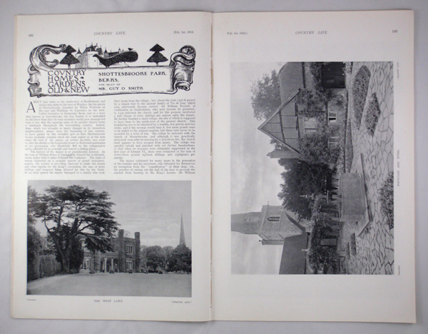 Shottesbrooke Park, The Seat of Guy O Smith