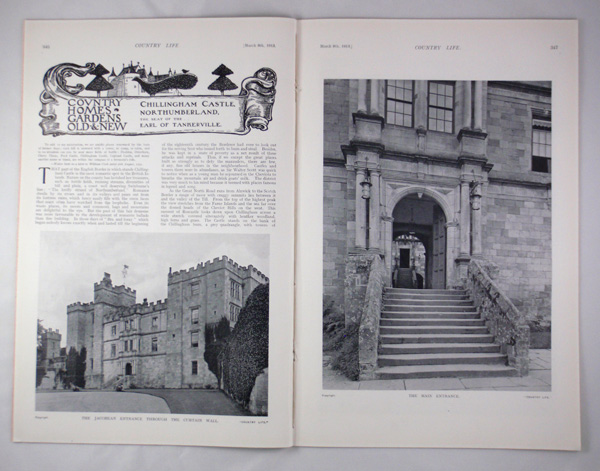 Chillingham Castle, The Seat of the Earl of Tankerville