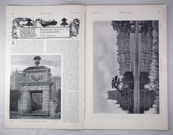 Staunton Harold (Part 1), The Seat of Earl Ferrers