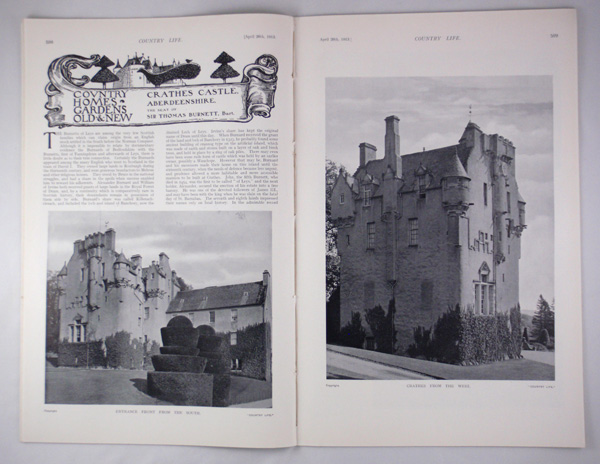 Crathes Castle,The Seat of Sir Thomas Burnett, Bart