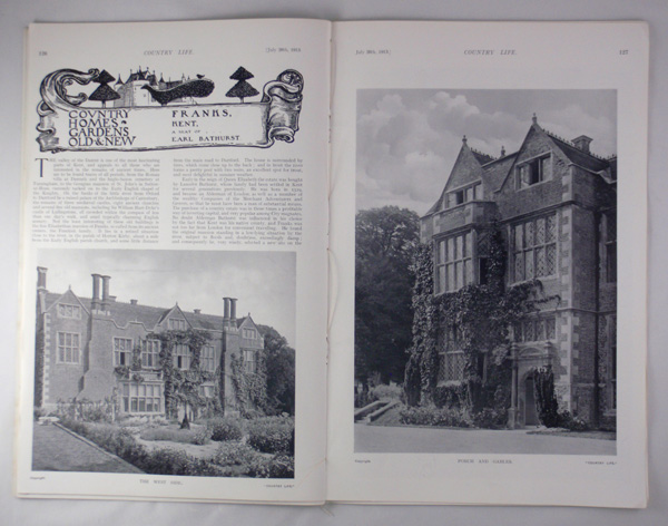 Franks, the Seat of Earl Bathurst