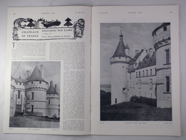 Chaumont Sur Loire, a Seat of Prince Henri-Amedee De Broglie