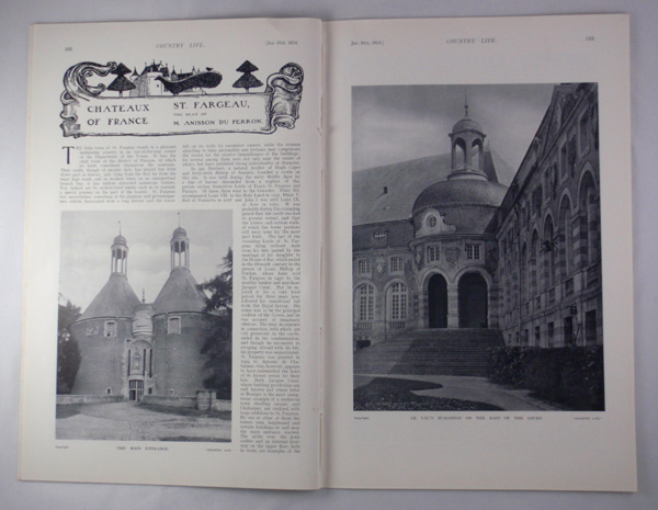 St Fargeau, The Seat of M Anisson Du Perron