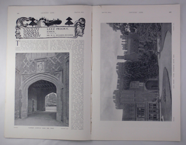 Leez Priory, The Seat of M E Hughes-Hughes