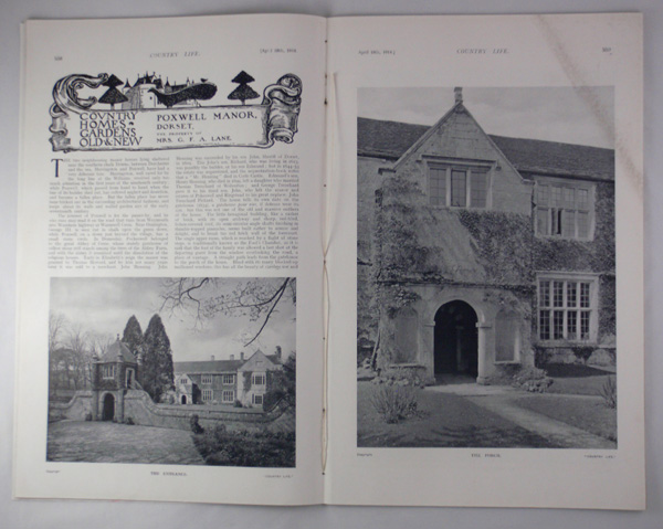 Poxwell Manor, The Seat of Mrs G. F. A. Lane