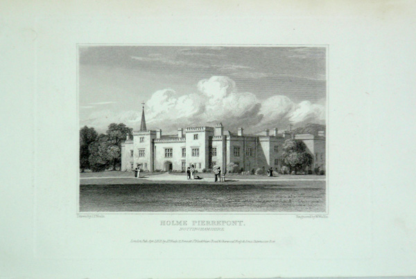 Holme Pierrepoint in Nottinghamshire, the Seat of Countess Manvers